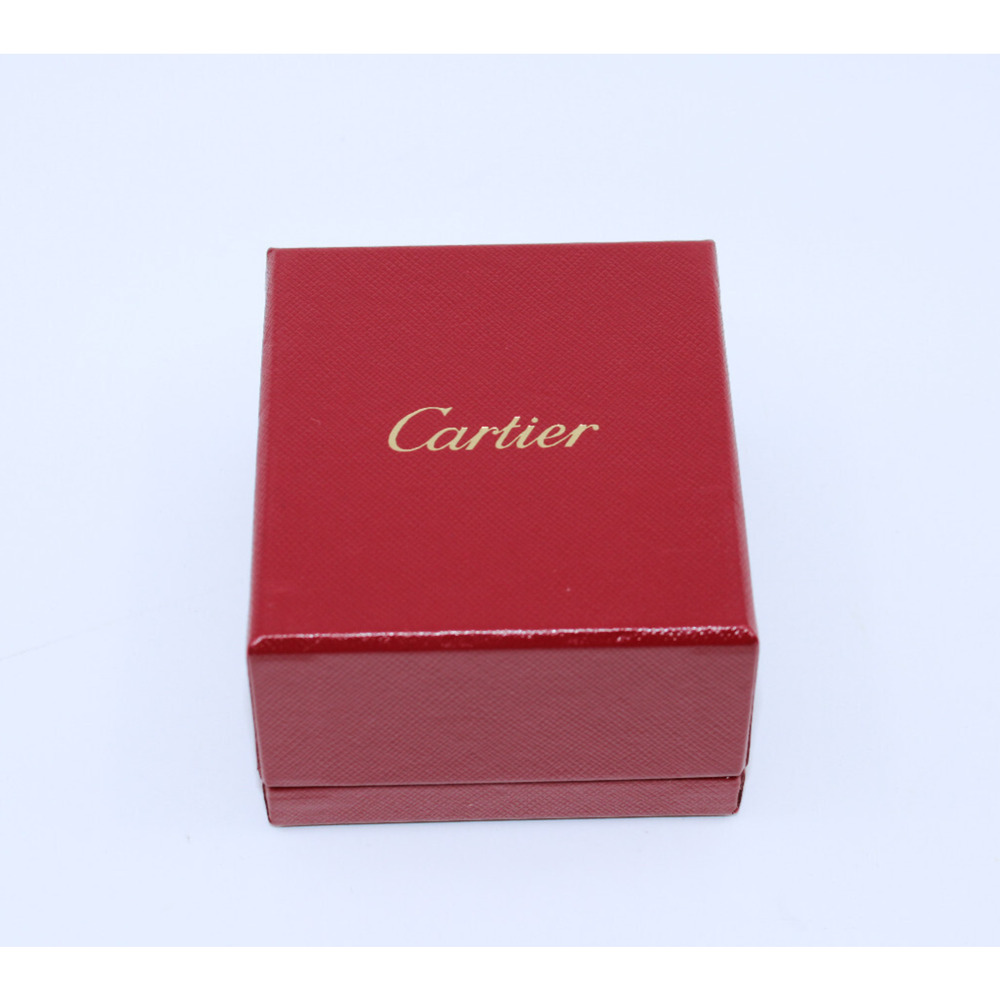 A5 Authentic CARTIER Red Empty Outer Ring Box 3.5” x 3” x 2”